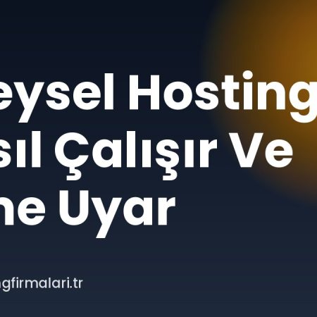 Bireysel Hosting Nasıl Çalışır Ve Kime Uyar