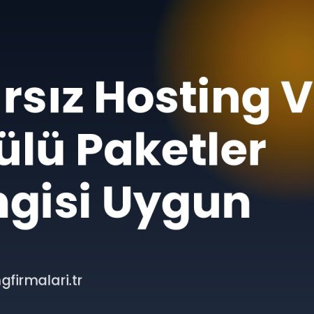 Sınırsız Hosting Ve Ölçülü Paketler Hangisi Uygun
