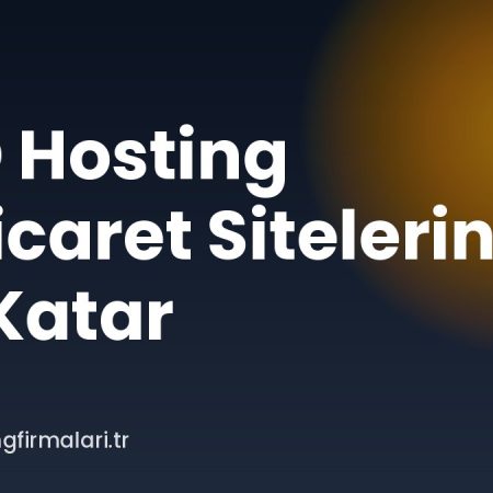 SSD Hosting E-Ticaret Sitelerine Ne Katar