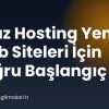 Ucuz Hosting Yeni Web Siteleri İçin Doğru Başlangıç