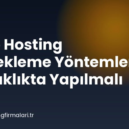 Web Hosting Yedekleme Yöntemleri Ne Sıklıkta Yapılmalı